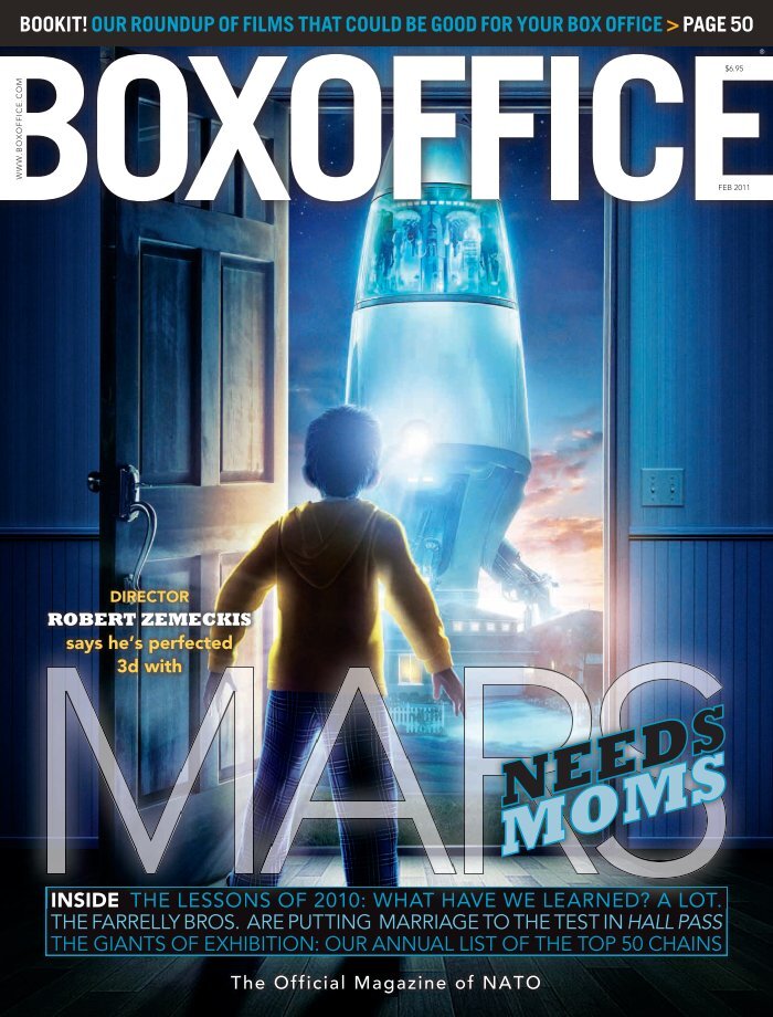 BOXOFFICE magazine side cover  February 2011