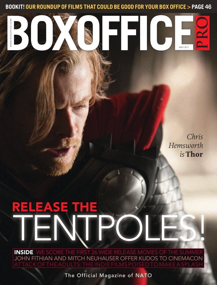 BOXOFFICE magazine side cover  May 2011
