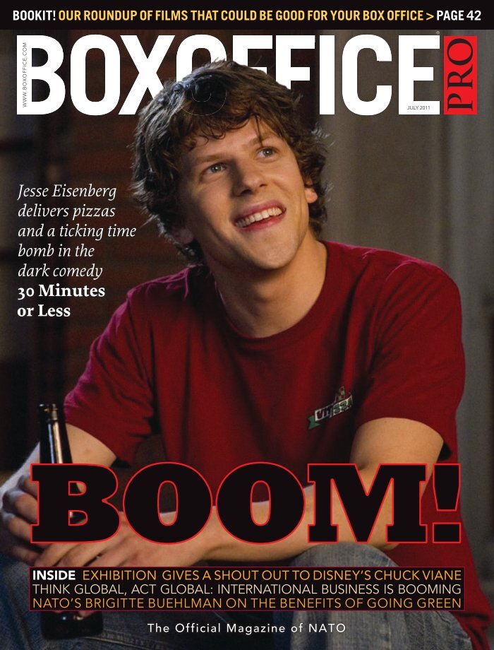 BOXOFFICE magazine side cover  July 2011
