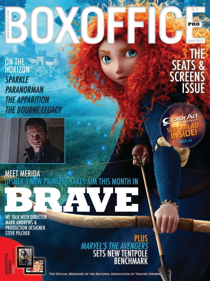 BOXOFFICE magazine side cover  June 2012