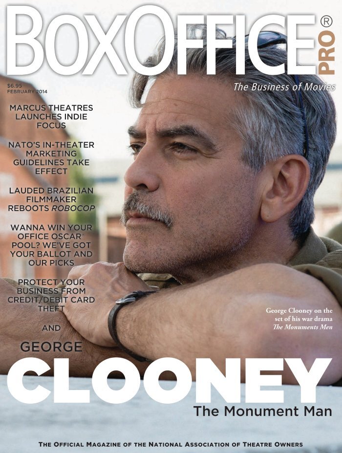 BOXOFFICE magazine side cover  February 2014