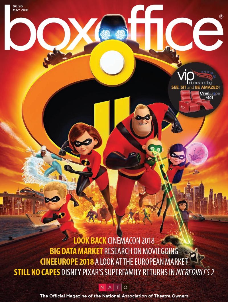 BOXOFFICE magazine side cover  May 2018