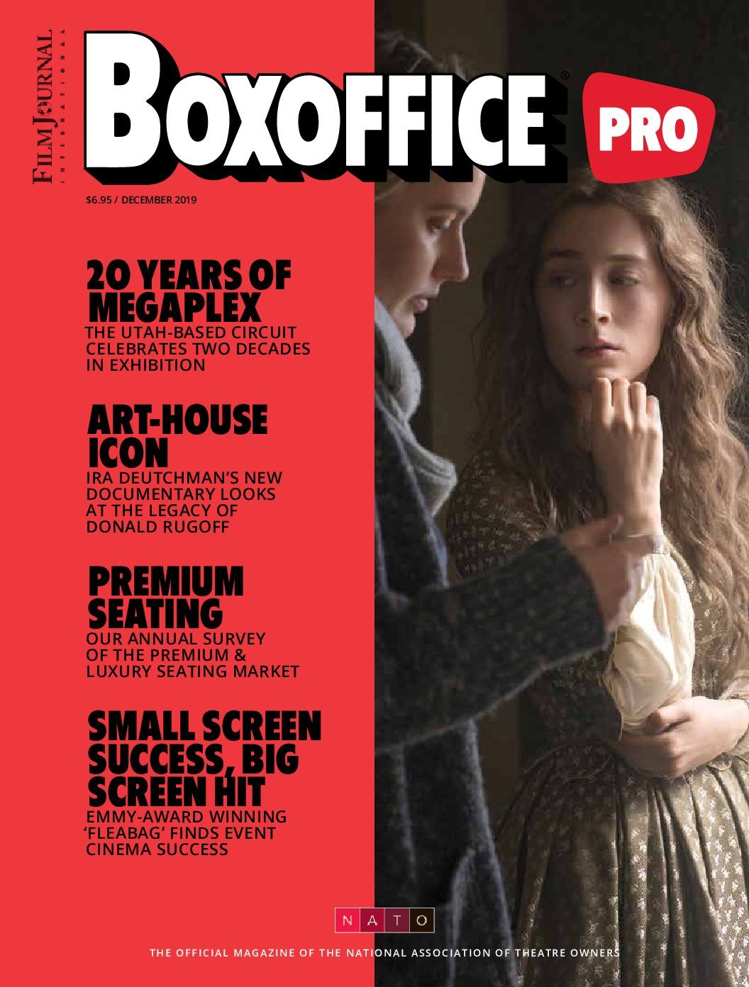 BOXOFFICE magazine side cover  December 2019