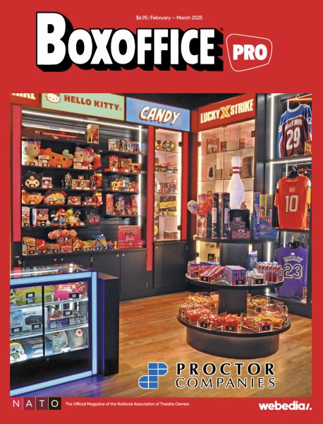 BOXOFFICE magazine cover  February 2025