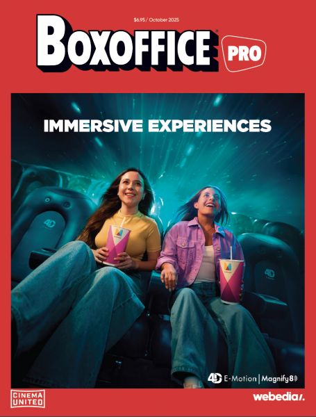 BOXOFFICE magazine cover  October 2025