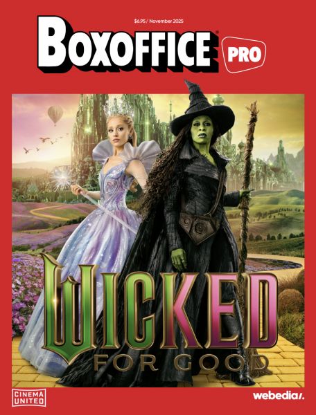 BOXOFFICE magazine cover  November 2025