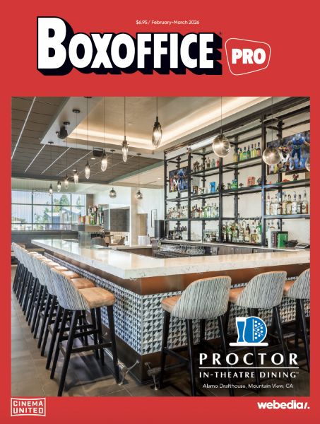 BOXOFFICE magazine cover  February 2026