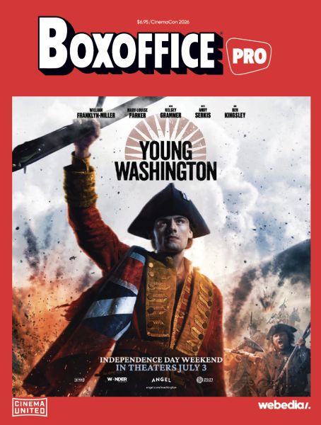 BOXOFFICE magazine cover  April 2026