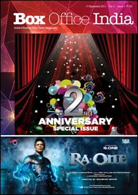 BOXOFFICE INDIA magazine side cover September 2011