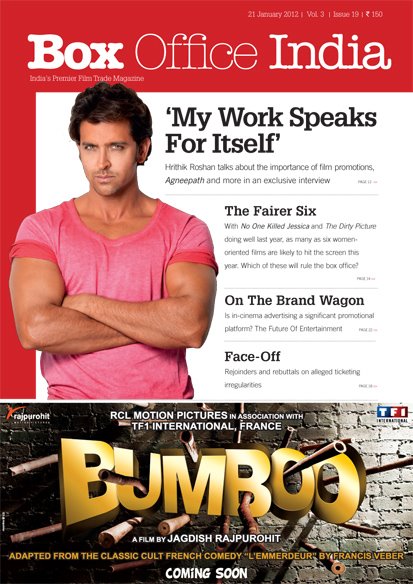 BOXOFFICE INDIA magazine side cover 21 January 2012
