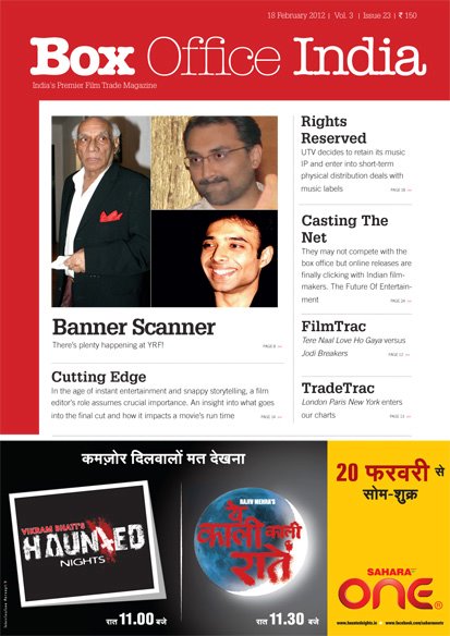 BOXOFFICE INDIA magazine side cover 18 February 2012