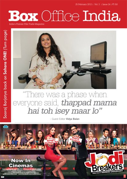BOXOFFICE INDIA magazine side cover 25 February 2012