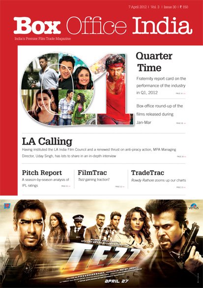 BOXOFFICE INDIA magazine side cover 7 April 2012