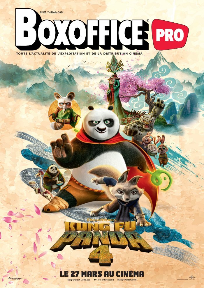 BOXOFFICE PRO magazine side cover Issue 462 14 February 2024