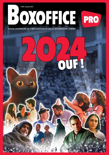 BOXOFFICE PRO magazine side cover Issue 483 8 January 2025
