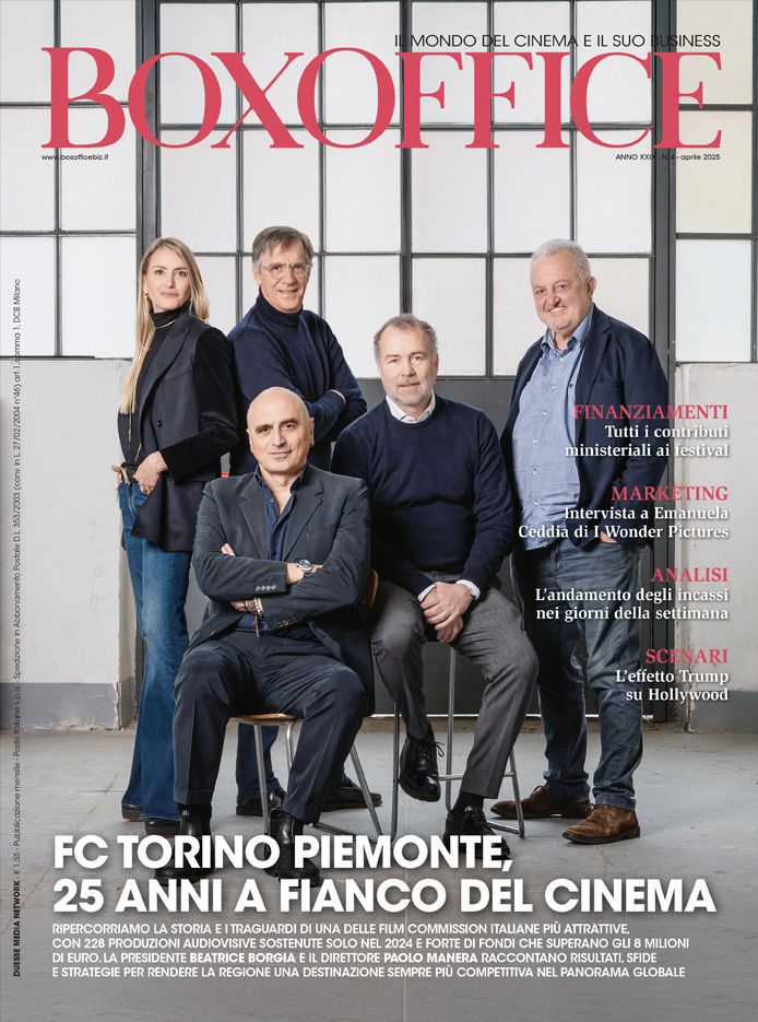 BOX OFFICE magazine cover  April 2025