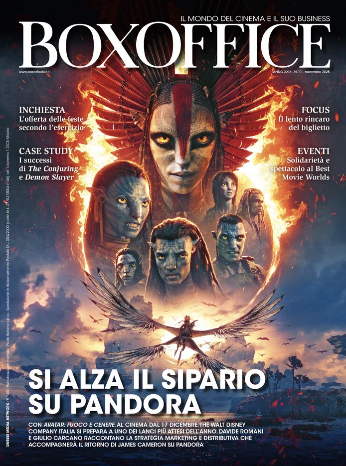 BOX OFFICE magazine cover  November 2025