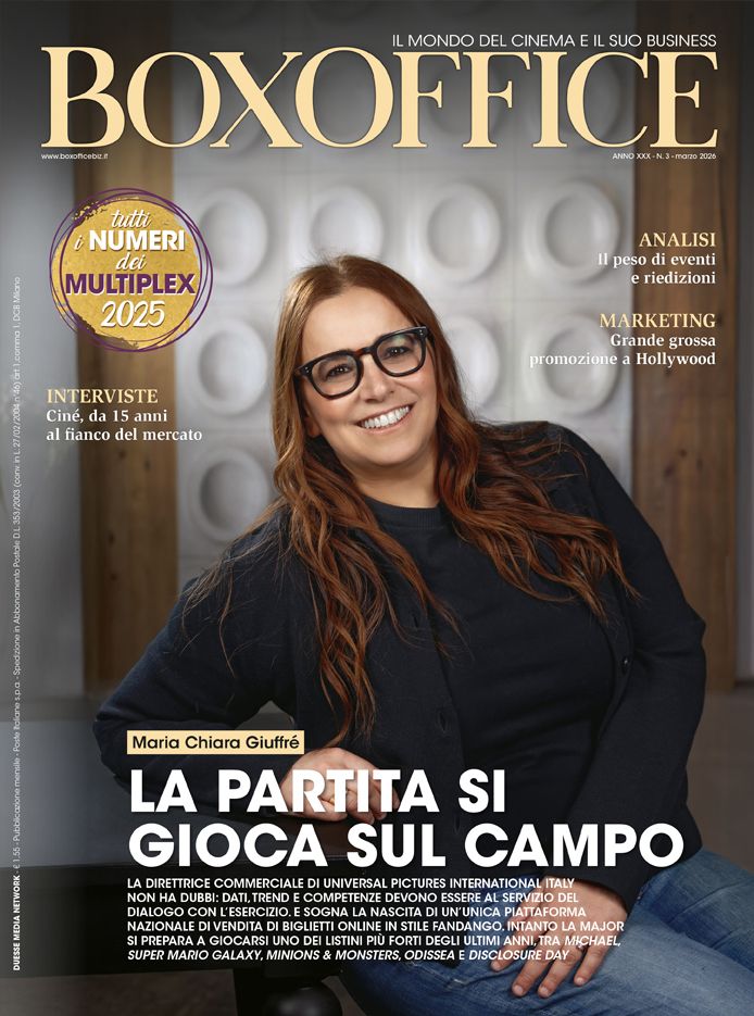 BOX OFFICE magazine cover  March 2026