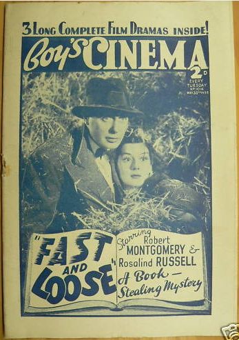 BOYS CINEMA magazine side cover Issue 1014 20 May 1939