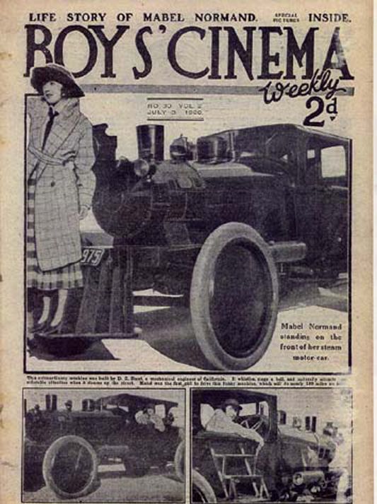 BOYS CINEMA magazine side cover Issue 30 3 July 1920