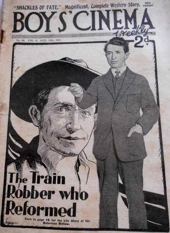BOYS CINEMA magazine side cover Issue 88 13 August 1921