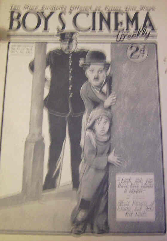 BOYS CINEMA magazine side cover Issue 95 1 October 1921