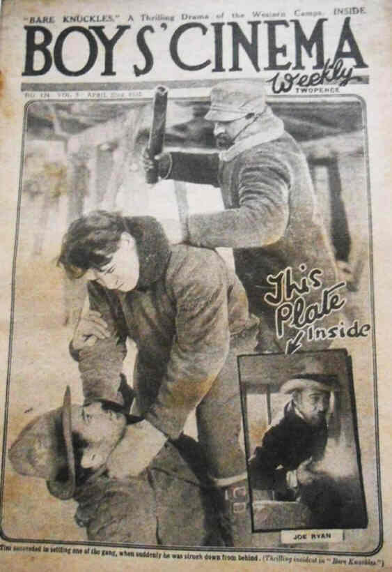 BOYS CINEMA magazine side cover Issue 124 22 April 1922