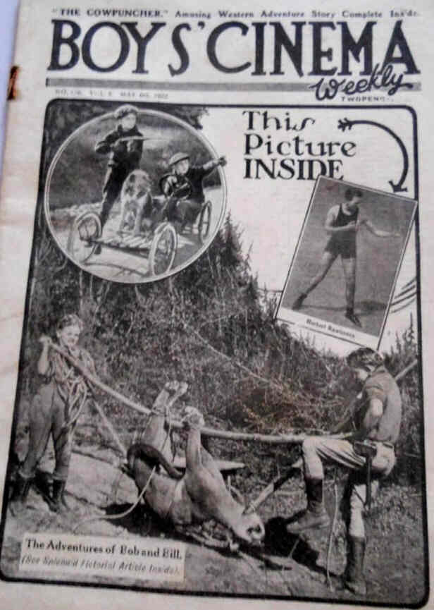 BOYS CINEMA magazine side cover Issue 126 6 May 1922