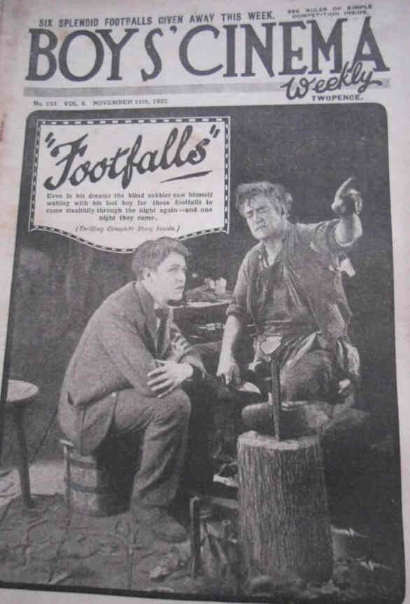 BOYS CINEMA magazine side cover Issue 153 11 November 1922
