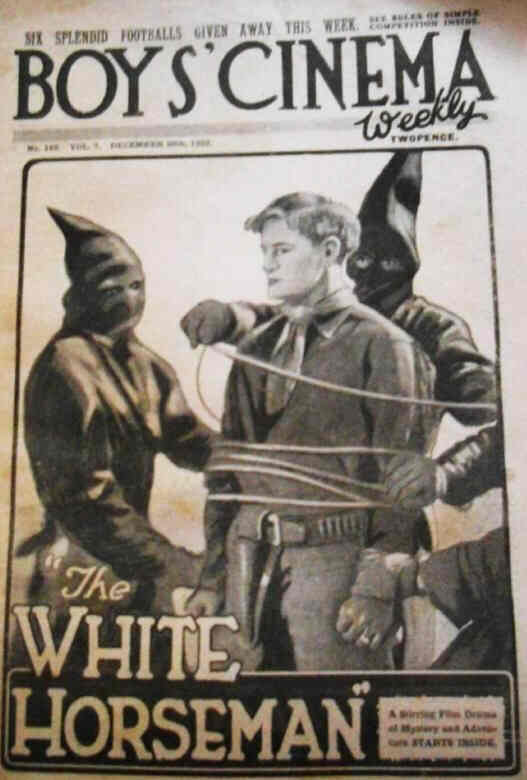 BOYS CINEMA magazine side cover Issue 160 30 December 1922