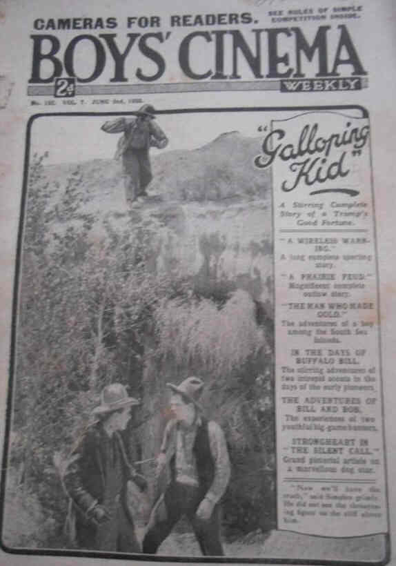 BOYS CINEMA magazine side cover Issue 182 2 June 1923