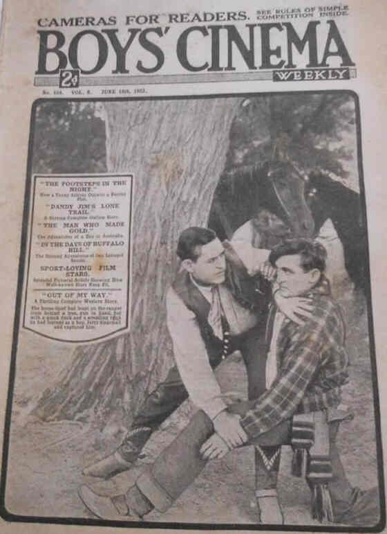 BOYS CINEMA magazine side cover Issue 184 16 June 1923