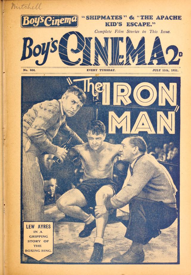 BOYS CINEMA magazine side cover Issue 604 11 July 1931
