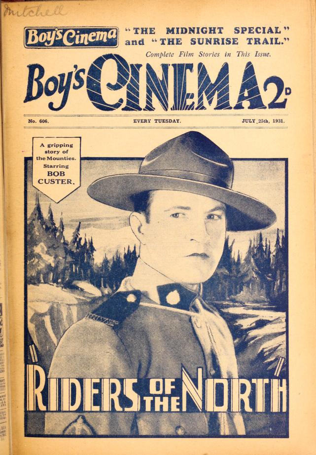 BOYS CINEMA magazine side cover Issue 606 25 July 1931