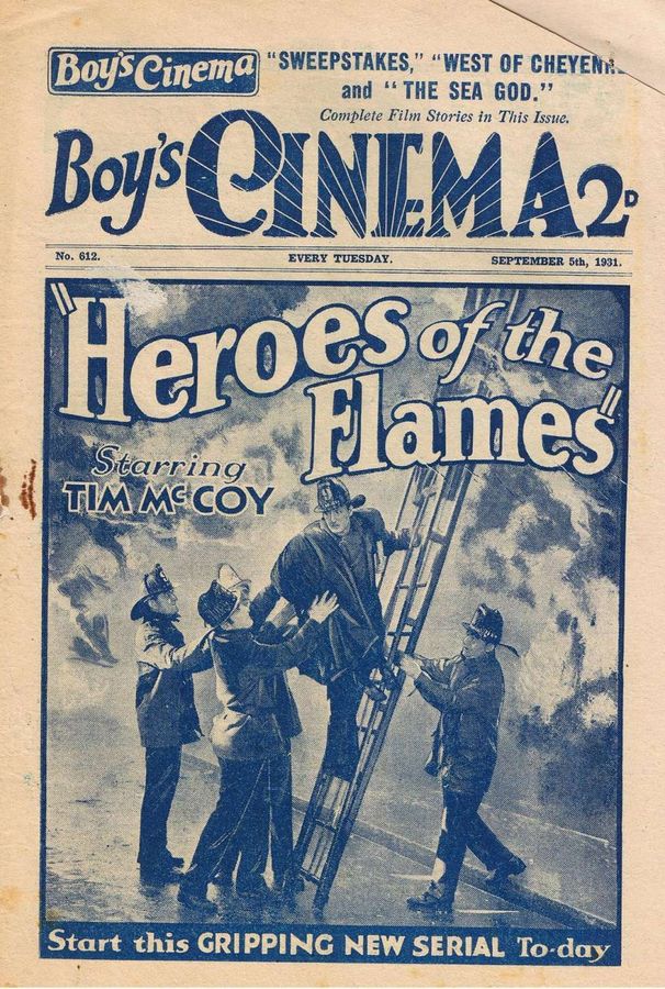 BOYS CINEMA magazine side cover Issue 612 5 September 1931