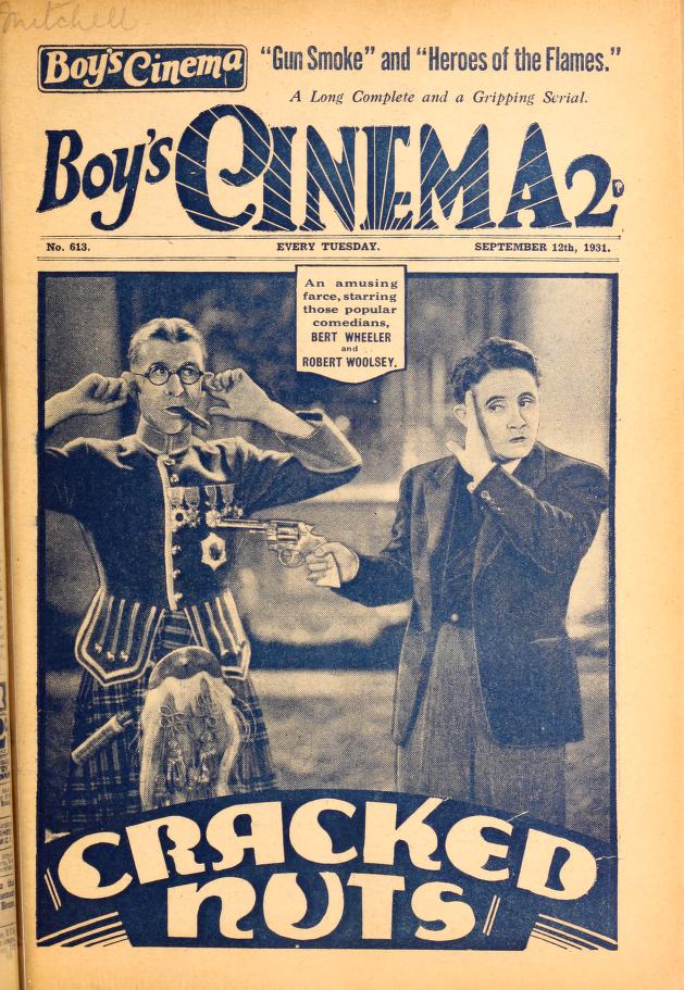 BOYS CINEMA magazine side cover Issue 613 12 September 1931