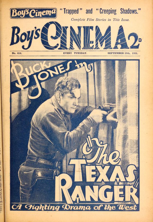 BOYS CINEMA magazine side cover Issue 614 19 September 1931