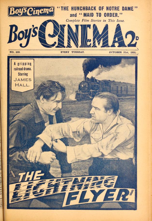 BOYS CINEMA magazine side cover Issue 620 31 October 1931