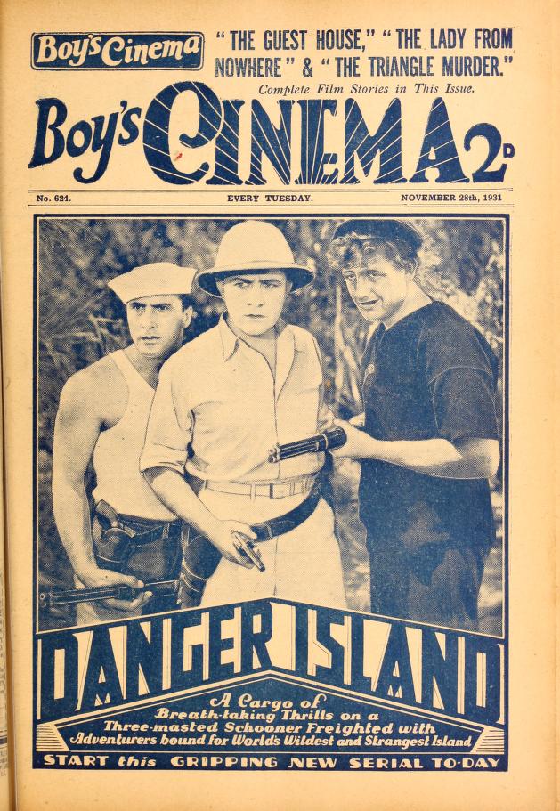 BOYS CINEMA magazine side cover Issue 624 28 November 1931