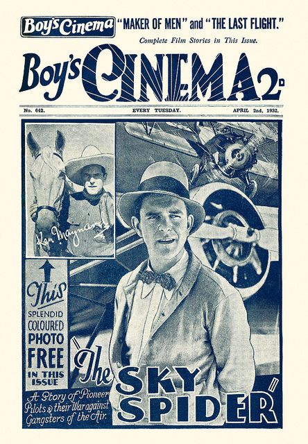 BOYS CINEMA magazine side cover Issue 642 2 April 1932