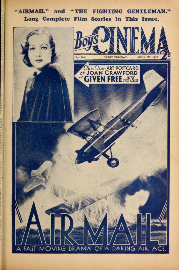 BOYS CINEMA magazine side cover Issue 690 4 March 1933