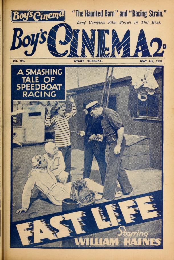 BOYS CINEMA magazine side cover Issue 699 6 May 1933