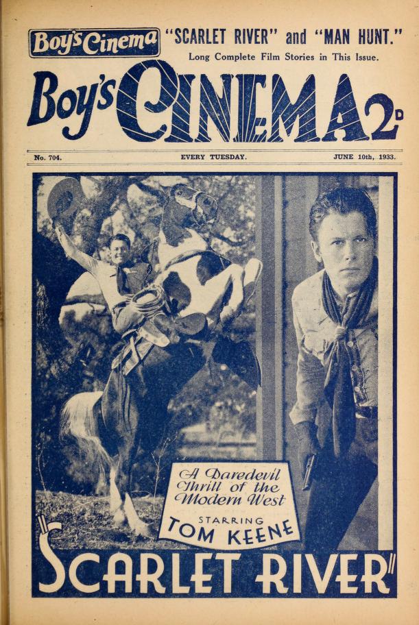 BOYS CINEMA magazine side cover Issue 704 10 June 1933