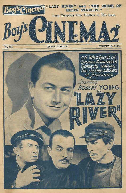 BOYS CINEMA magazine side cover Issue 764 4 August 1934