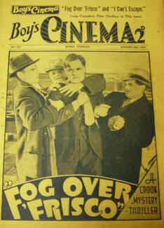 BOYS CINEMA magazine side cover Issue 767 25 August 1934