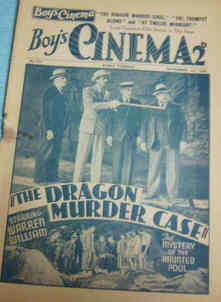BOYS CINEMA magazine side cover Issue 777 3 November 1934