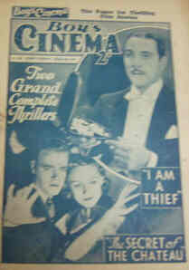 BOYS CINEMA magazine side cover Issue 796 16 March 1935