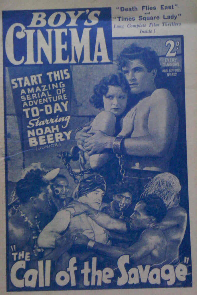 BOYS CINEMA magazine side cover Issue 817 10 August 1935