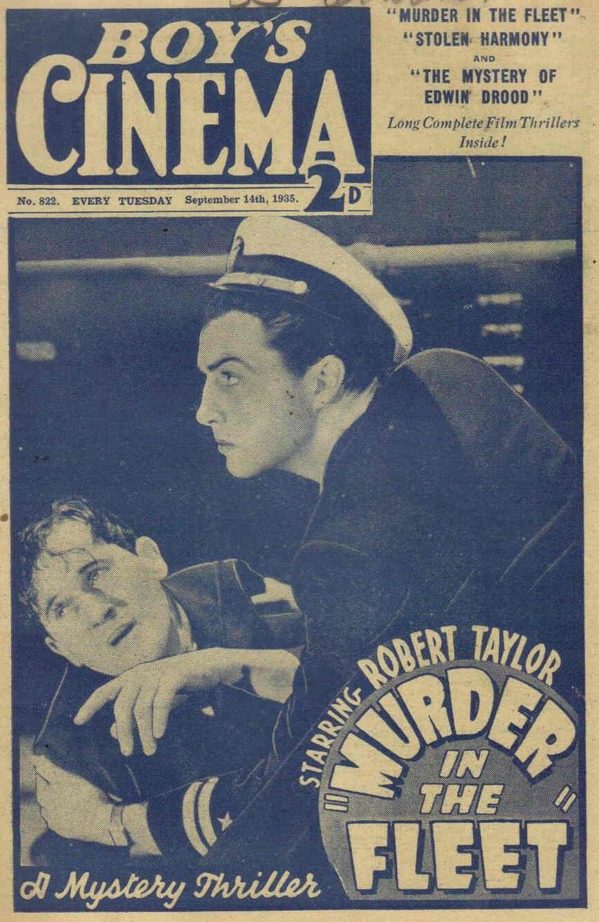 BOYS CINEMA magazine side cover Issue 822 14 September 1935