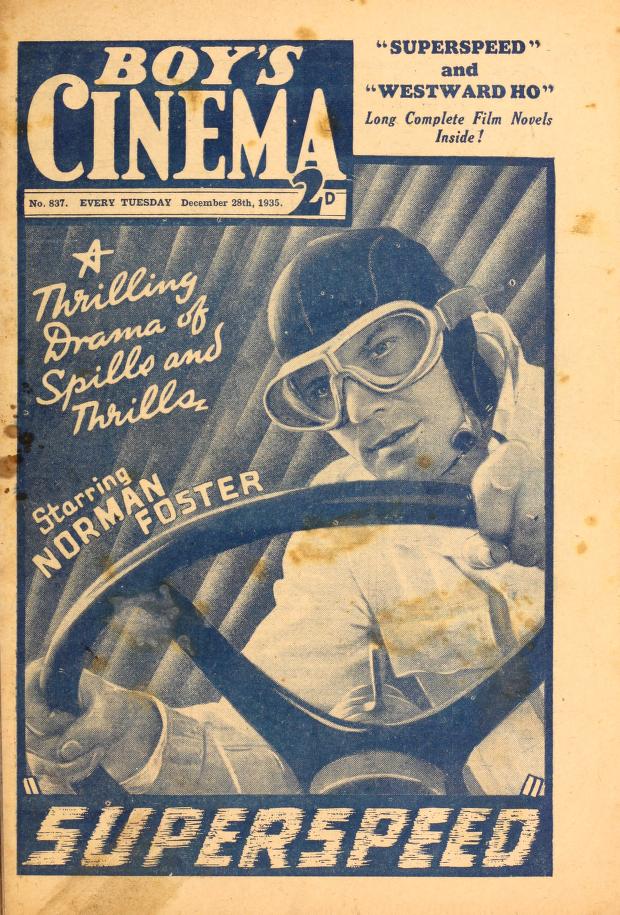 BOYS CINEMA magazine side cover Issue 837 28 December 1935